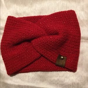 Messy Bun Warmer Metallic Fire !